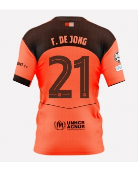 Barcelona Frenkie de Jong #21 Maglia Gara Terza Repliche 2025-26 Maniche Corte